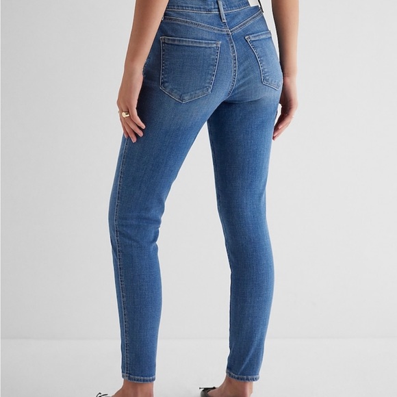 Express Mid Rise Skinny Jeans - Picture 3 of 3